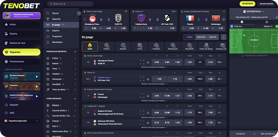 Casas apuestas extranjeras confiables con bonos exclusivos - Tenobet